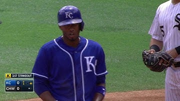 KC@CWS: Escobar steals second base in the 1st inning