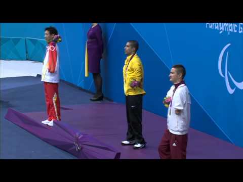 Swimming - Men's 50m Backstroke - S5 Victory Ceremony - London 2012
Paralympic Games