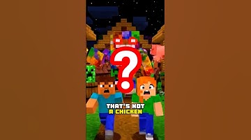 grappige animatie van minecraft steve alex run from brainrot monster 2025