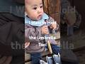 I Want to Hold the Umbrella Too!🌂 #baby #cutebaby #dailylife