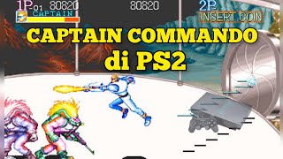 CAPTAIN COMMANDO GAMEPLAY di PS2 |PS1 FORMAT VCD|