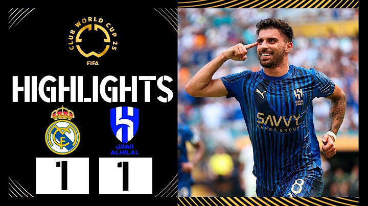 هدف روبن نيفيس | ملخص مباراة ريال مدريد ضد الهلال 1-1 | كأس العالم للأندية 2025