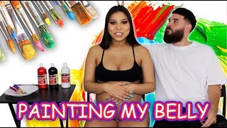 Fiancé Paints My Belly | BRITTNEY KAY