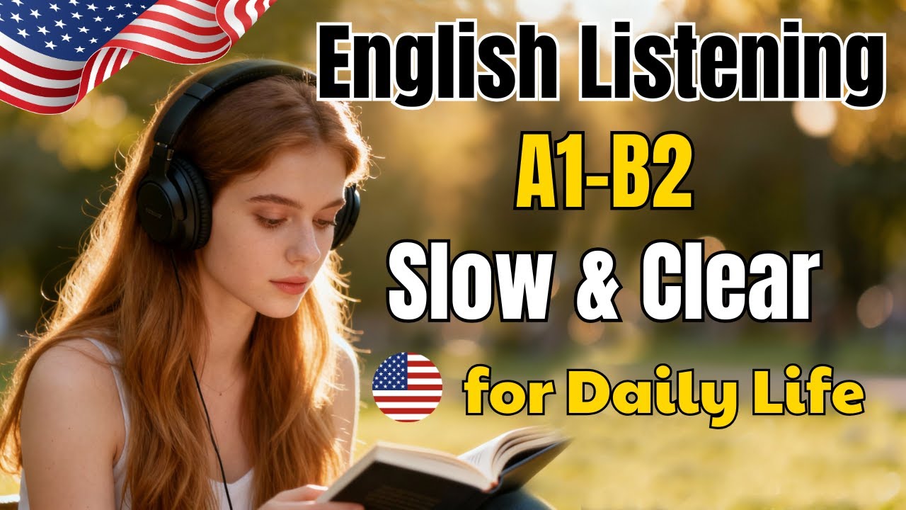 A1–B2 English Listening Practice | Slow & Clear English Podcast