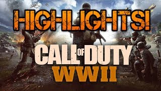 Spraying and Praying 4 kills 1 Round No Aiming (COD WW2 Highlights!)