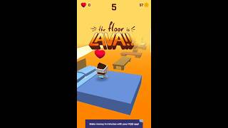 THE FLOOR IS LAVA!!! by Ketchapp - Amazing Gameplay #4 (android) screenshot 4
