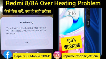 Redmi 8/8A Your Device Is Over Heating Problem 100% Solution // Thermal Resistance Kaise Check Karen