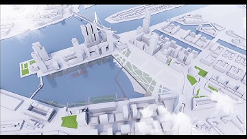 Woningen, drijvend park en strand: zo ziet de Rijnhaven er straks uit