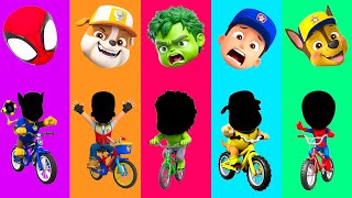 Wrong Eyes Spider-Man Joins The Paw Patrol Zuma X Chase - Dame Tu Cosita Funny Puzzle Wrong Heads