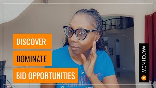Find An Opportunity Then Bid