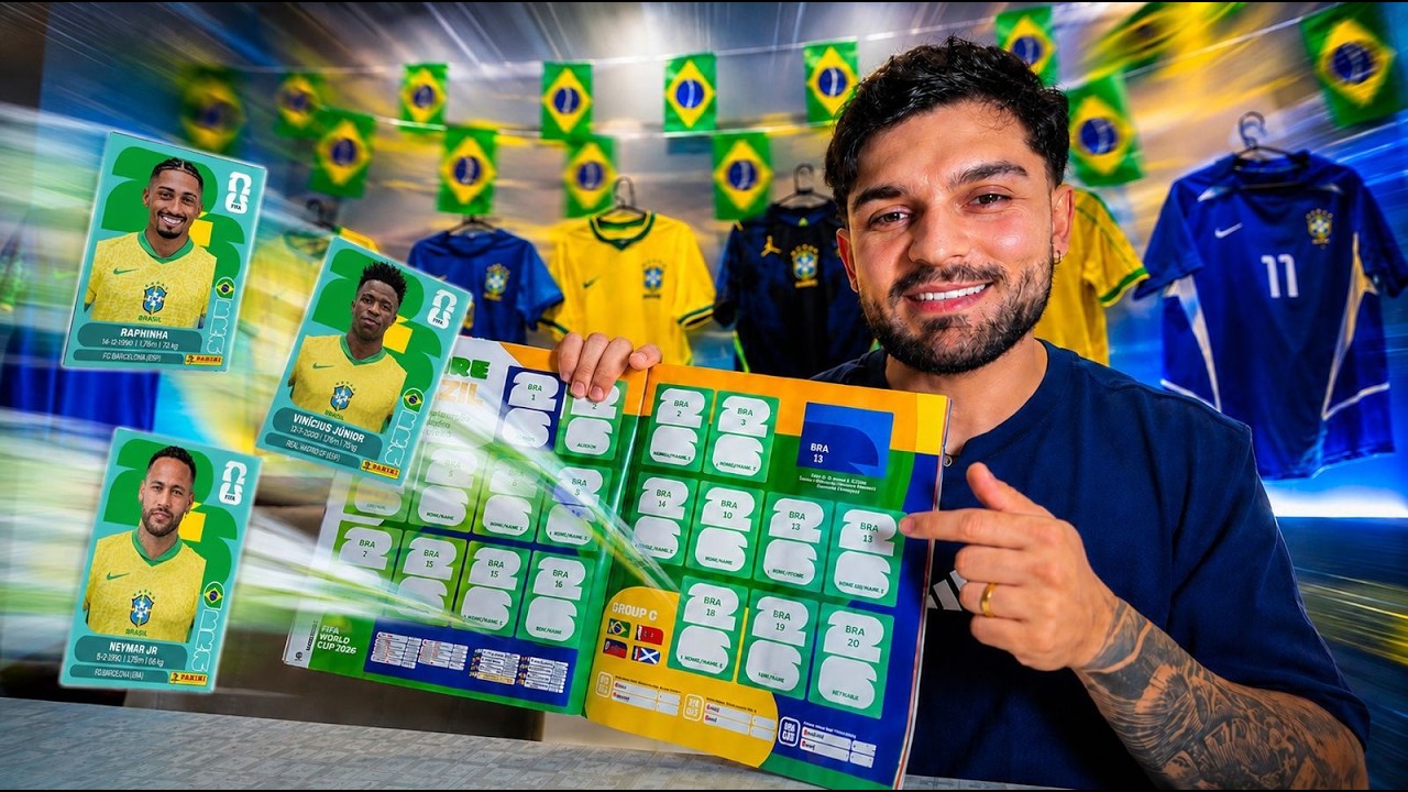FALTA SÓ UMA FIGURINHA PRA COMPLETAR A SELEÇÃO DA... 😱