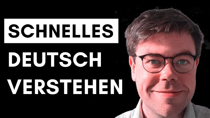 SCHNELLES DEUTSCH verstehen | Deutsche Aussprache ...