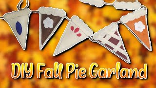 DIY Fall Pie Garland