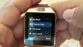 How to access songs from memory card on your DZ09 Smartwatch screenshot 5