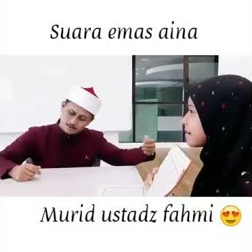 Suara emas dari murid ustadz fahmi