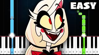 Ready For This (Hazbin Hotel) - EASY Piano Tutorial