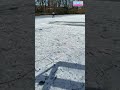Ice skating on frozen lake Germany in 2021 #Youtubeshorts