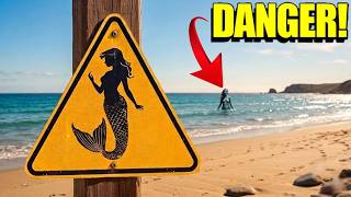 If you see this SIGN on the BEACH... STAY AWAY from the WATER!  (DO NOT GO INTO THE WATER!)