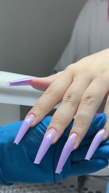 Наращивание экстра длины на верхние формы #nails #видеоногти #ногти # ...