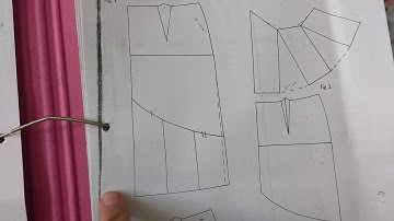 Skirt with flounce by slash and spread method **