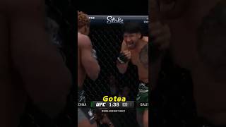 The Heavyweight Power In Middleweight #ufc #power #mma #foryou #francisngannou #knockout