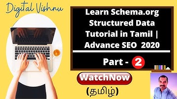 How to Check Schema.org Structured Data on Website Tutorial in Tamil | Advance SEO in Tamil 2020