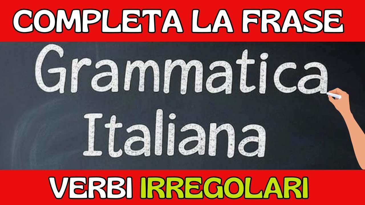 Verbi Irregolari: Completa la Frase! La Sfida di Grammatica Italiana che Tutti Dovrebbero Provare!🧠✨