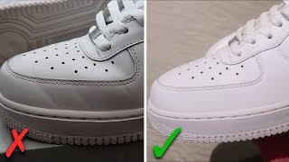 How To Get Creases Out Of Air Force 1's (BEST WAY!)