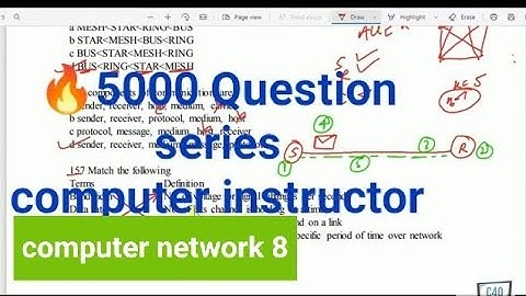 Computer Instructor | 5000 Questions | Computer Network Vid 8 | Rajasthan computer teacher