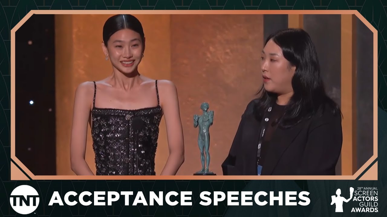 Hoyeon Jung Stuns in Louis Vuitton at SAG Awards