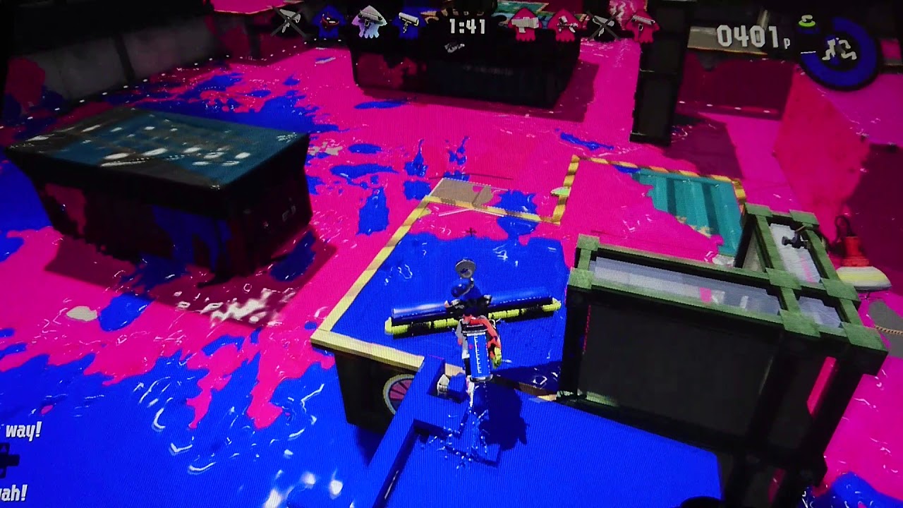 Splatoon 2 Mutiplayer #1:Turf War Hero Roller Replica