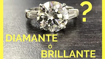 ¿Qué es un diamante Qué es un brillante?