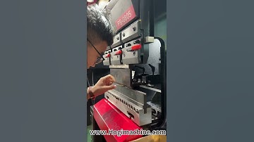 HOGI Pure electric CNC bending machine,Model-PB0805,processing small sheet metal parts, #automation