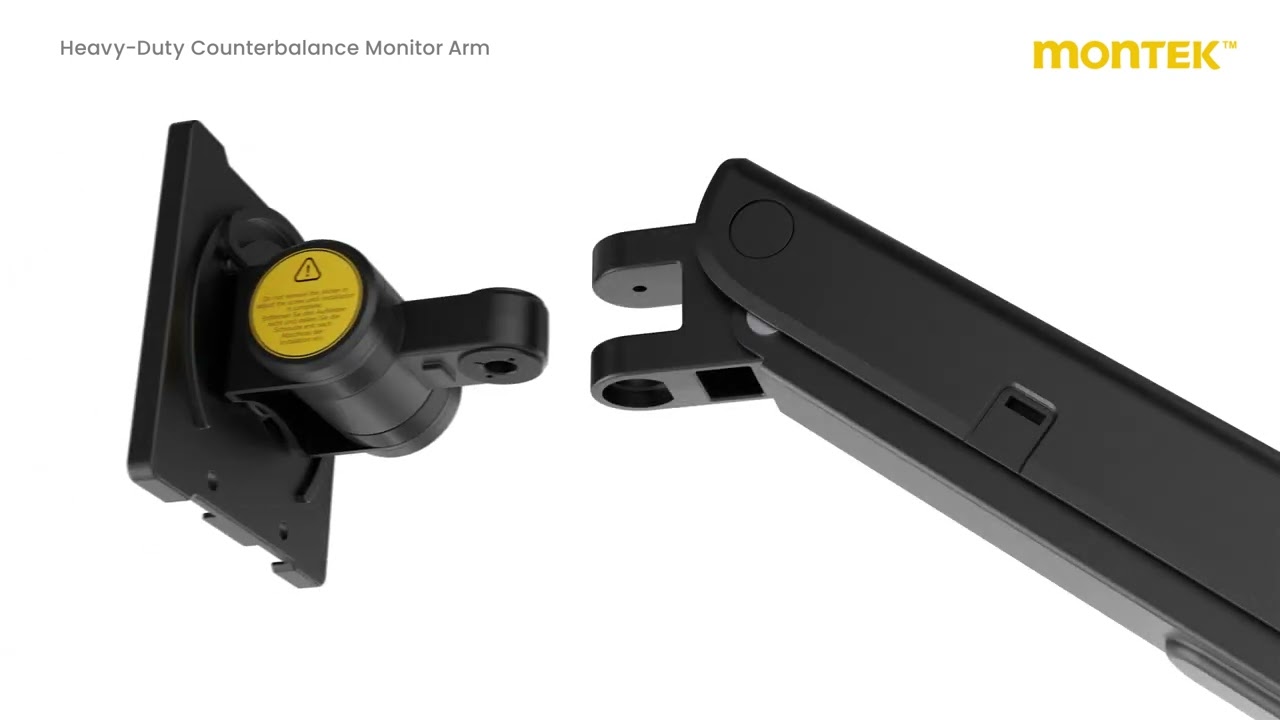 monTEK Heavy-Duty Single Monitor Arm for 17-57