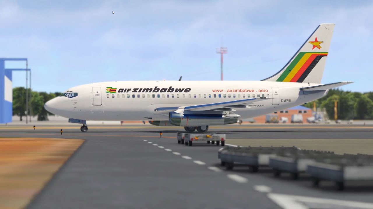 Air Zimbabwe Boeing 732 Take Off From Harare [XPlane 11] YouTube