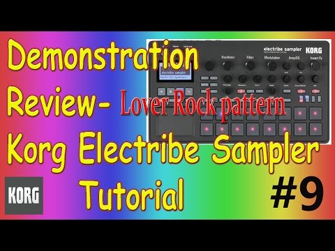 Korg Electribe Sampler  Demonstration Review Lover Rock  ( 9 )-15