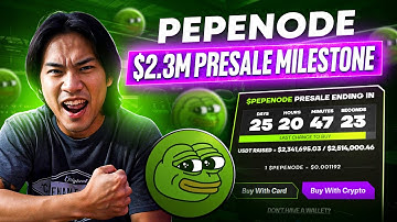 Pepenode $2.3M Presale Raised: The Next 100x Meme Coin?