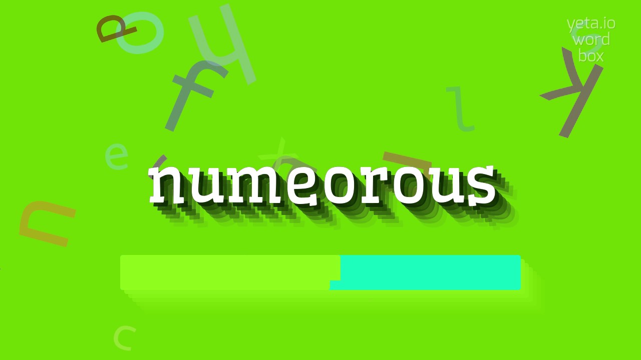 Numberrous How to say