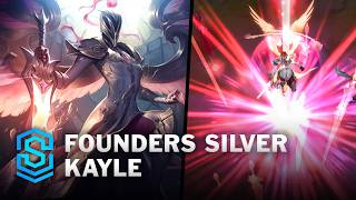 Founders Silver Kayle Skin Spotlight - Pre-Release - PBE Preview - League of Legends