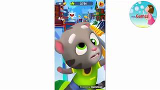 لعبة القط توم - Talking Tom Gold Run Android Gameplay - Talking Tom Catch the Racon screenshot 4