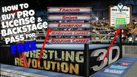how to get pro license in wrestling revolution 3d for free by  D. B