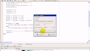 aula 1017 Algoritmos e Logica de programação   Estrutura Condicional SE Media no C