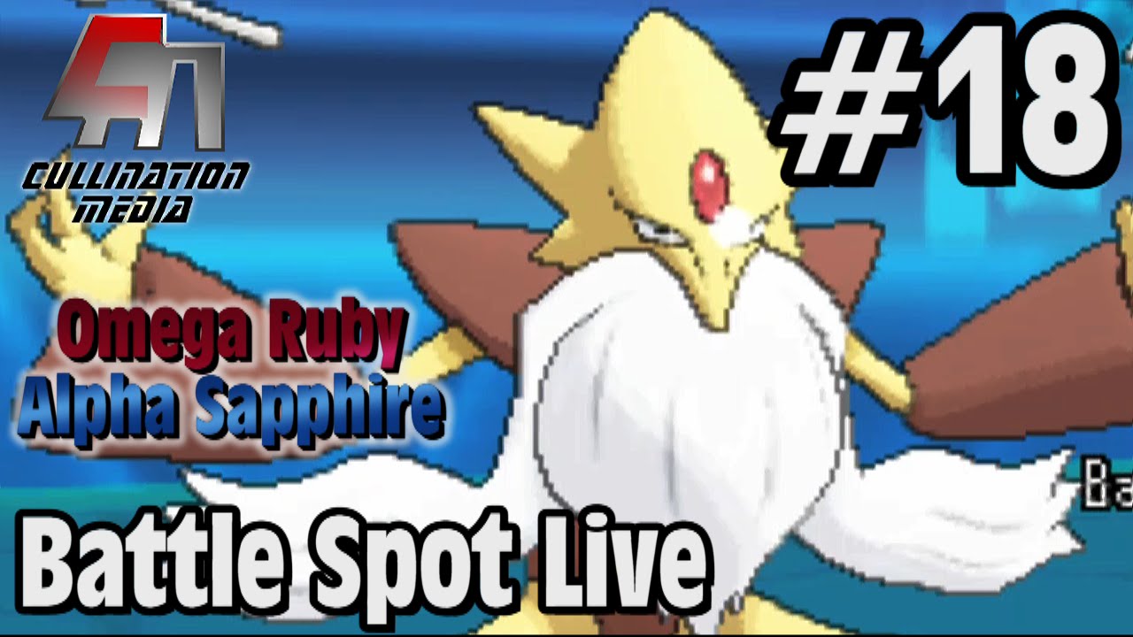 Pokemon Omega Ruby and Alpha Sapphire: Battle Spot Live #18: Mega Alakazam's Iron Hide