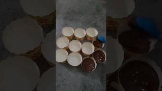 eggless chocolate cup cake #shortvideo #chocolate #shorts