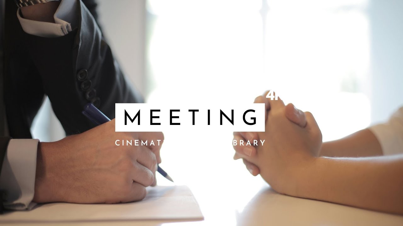 Meeting - Cinematic Videos 4K | Free Meeting Footage Stock - YouTube