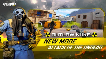 *NEW MODE* Attack Of The Undead Nuke with Outlaw Sniper | Call Of Duty Mobile