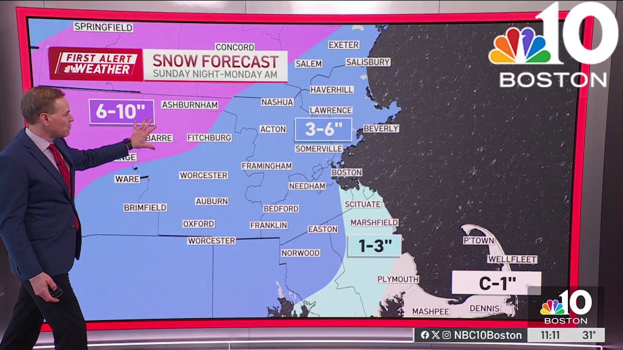 Forecast: Winter storm hitting New England, here's the latest