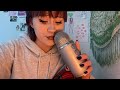 Asmr closeup ramble  trigger words car ride tapping and more