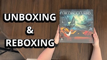 Unconscious Mind - Board Game Unboxing & Reboxing - What