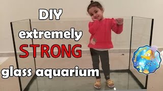 HOW TO Build an Aquarium Glass With Extremely Strong BOTTOM (120g Reef Tank Setup E1)